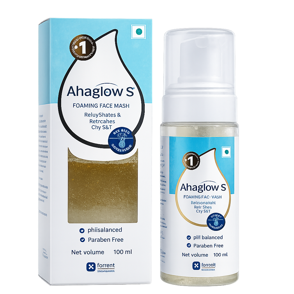 Ahaglow S Foaming Face Wash 60 ml