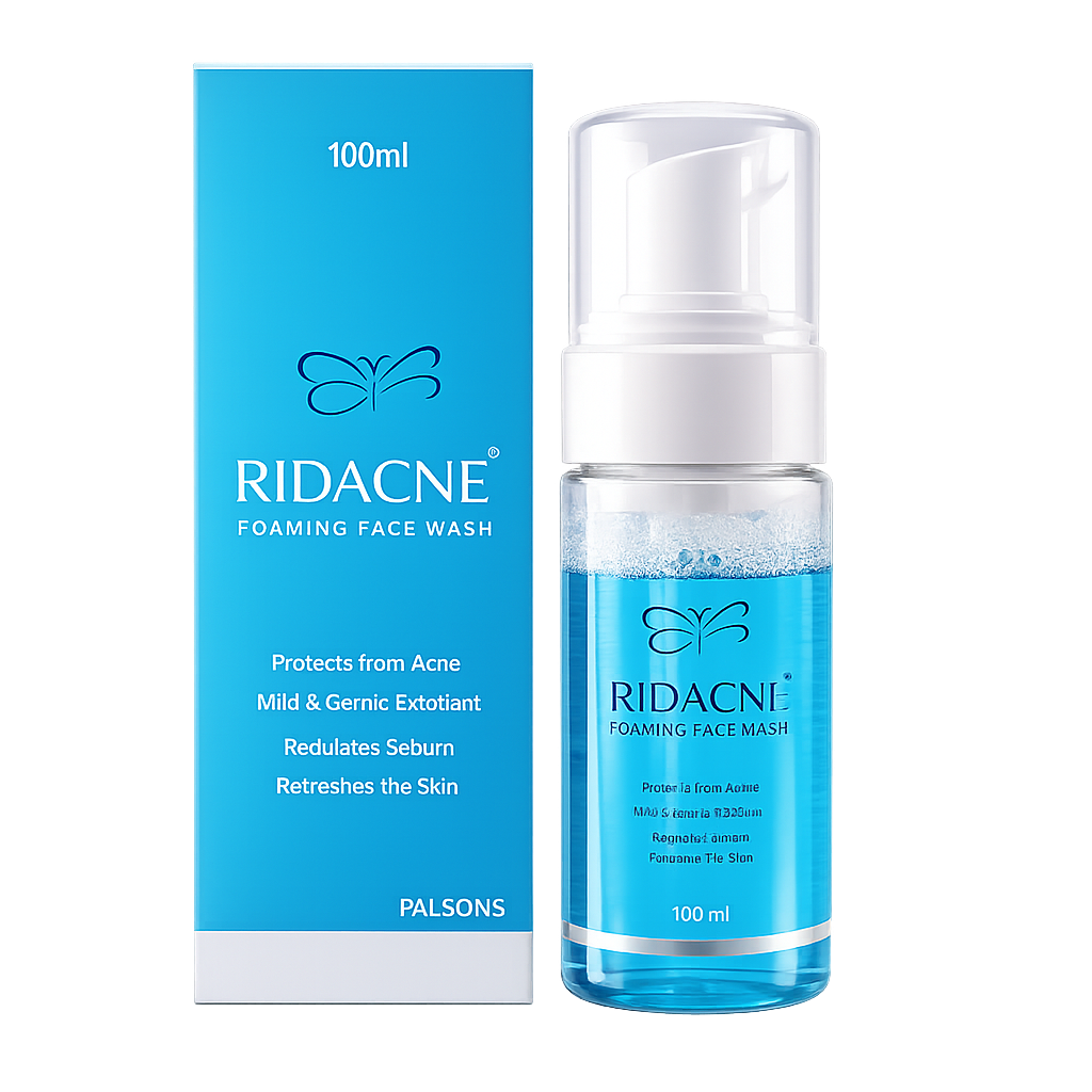 Ridacne foaming face wash, 100ml